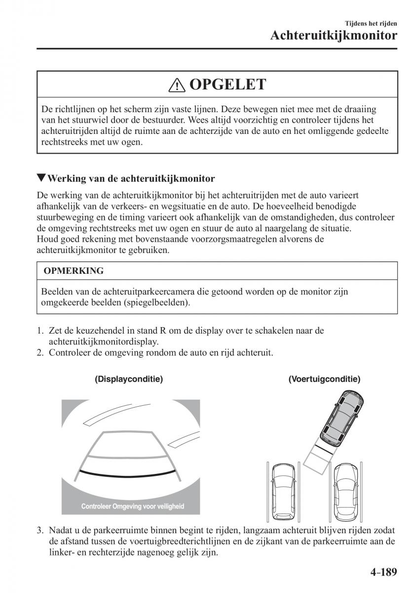 Mazda 3 III handleiding / page 353