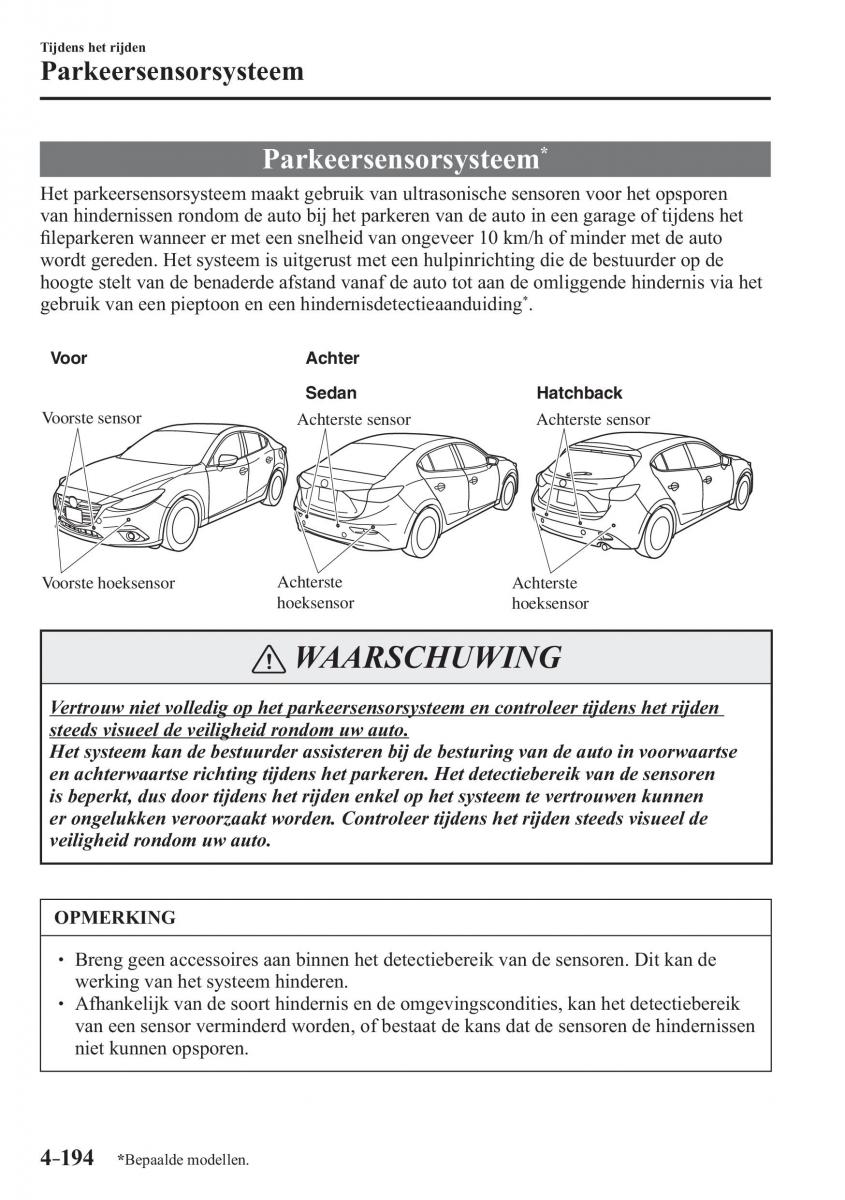 Mazda 3 III handleiding / page 358