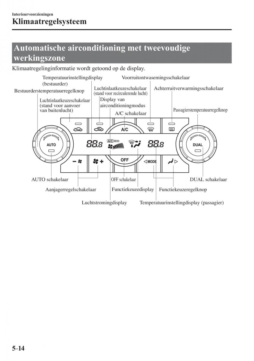 Mazda 3 III handleiding / page 380