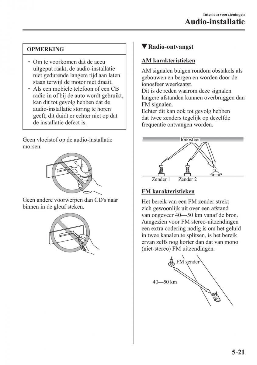 Mazda 3 III handleiding / page 387