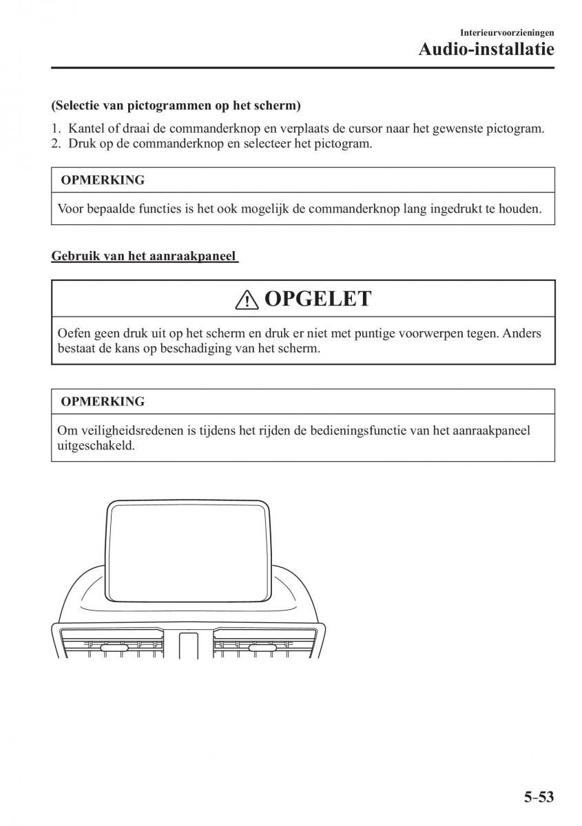 Mazda 3 III handleiding / page 419