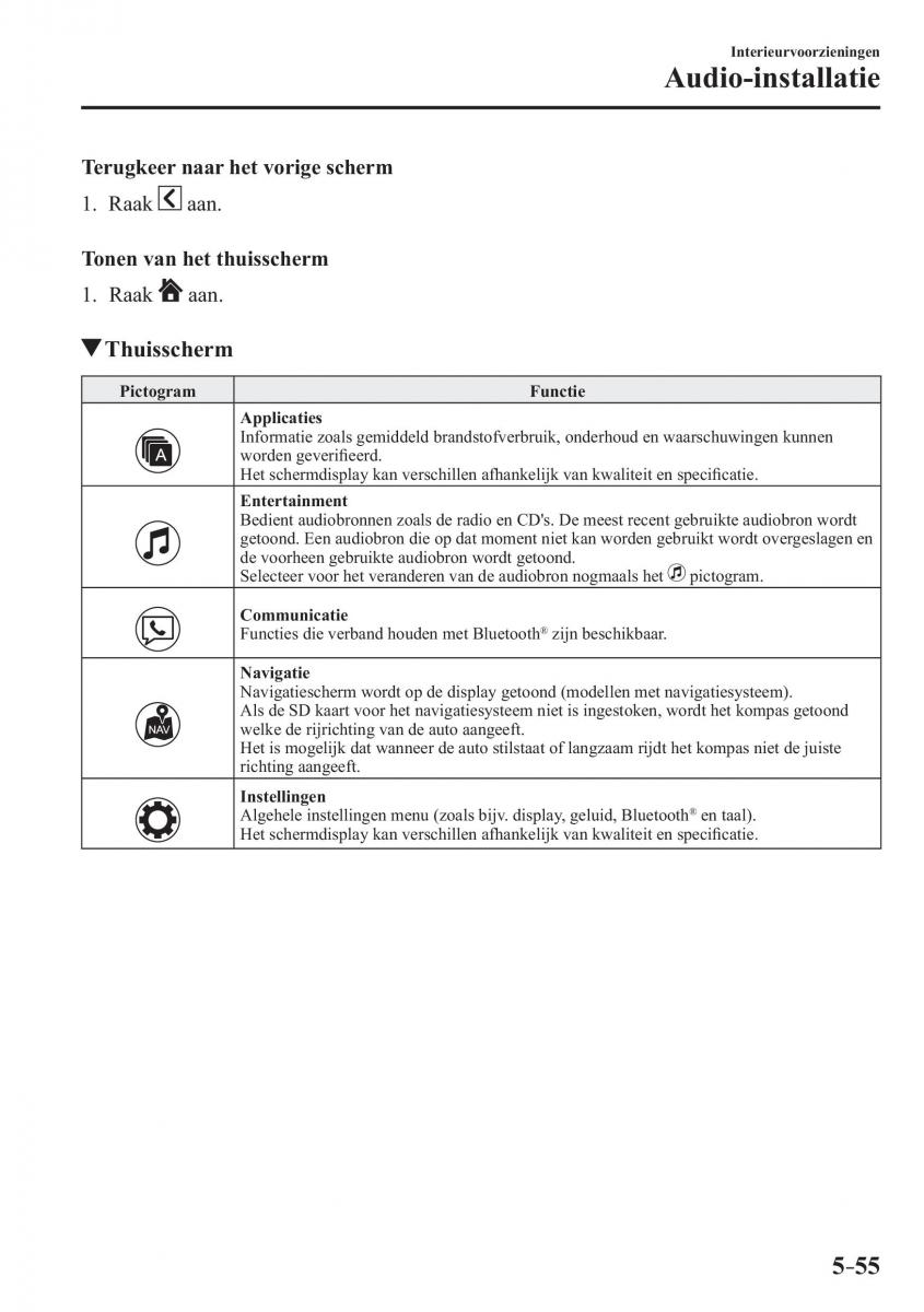 Mazda 3 III handleiding / page 421