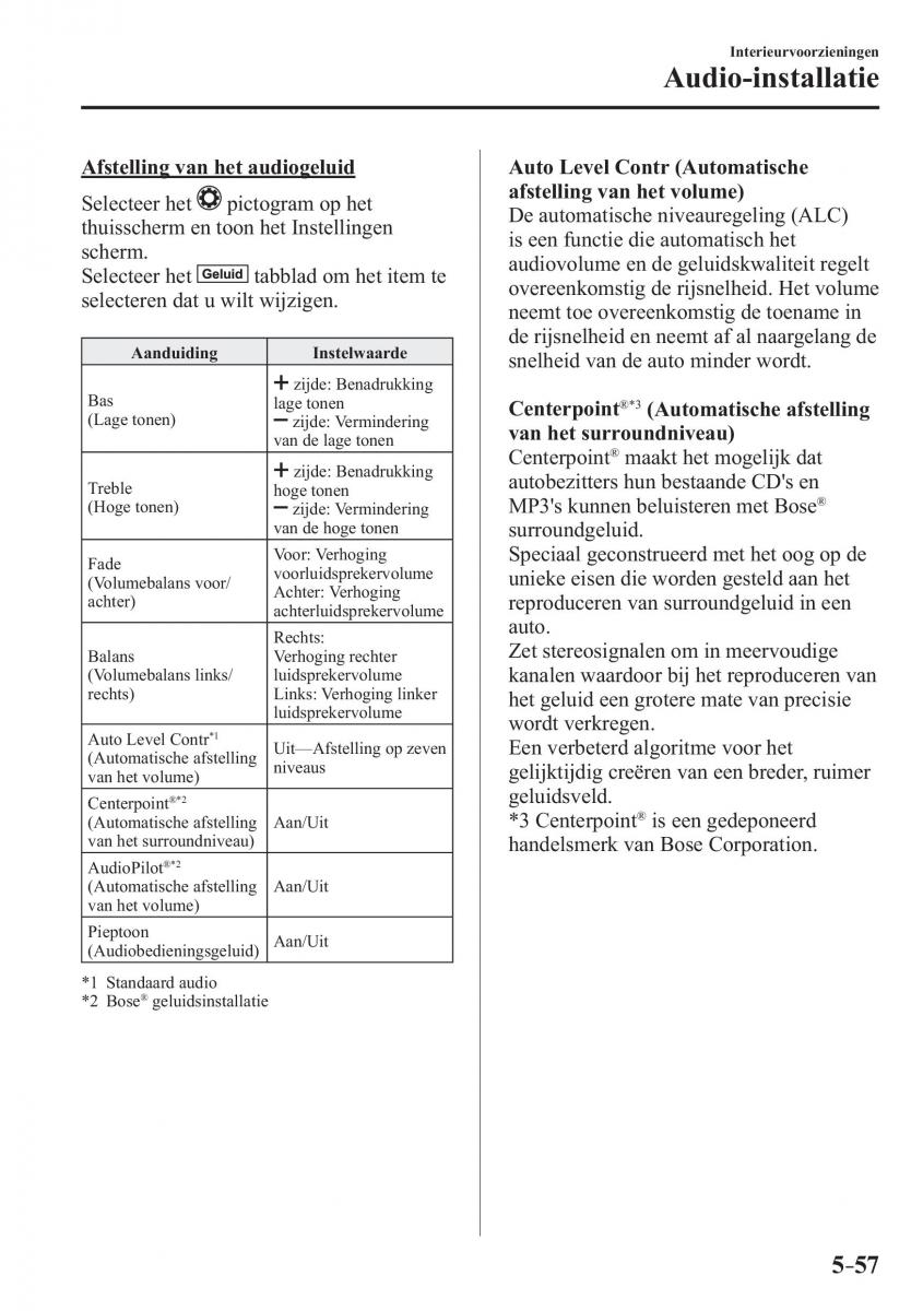 Mazda 3 III handleiding / page 423