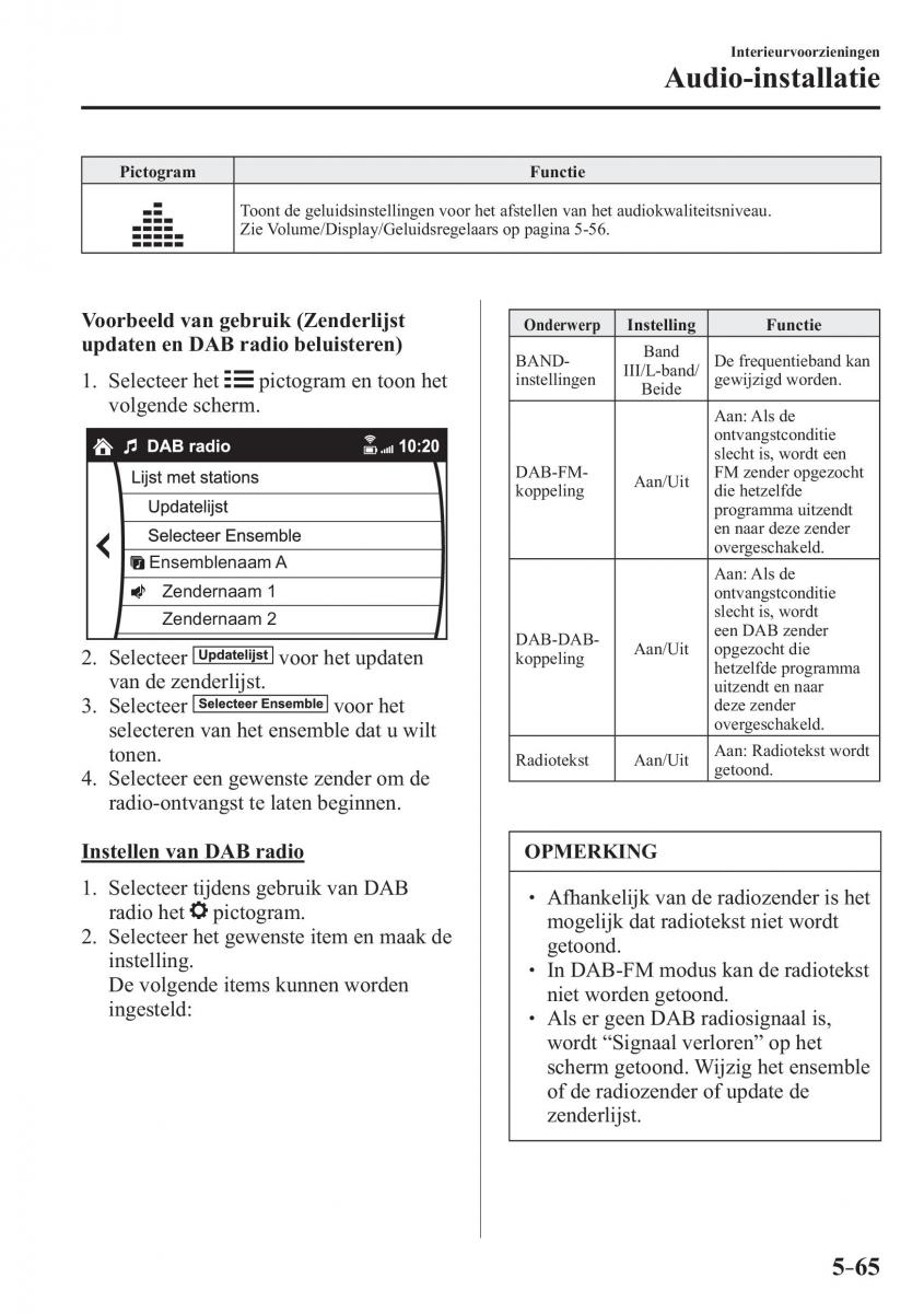 Mazda 3 III handleiding / page 431