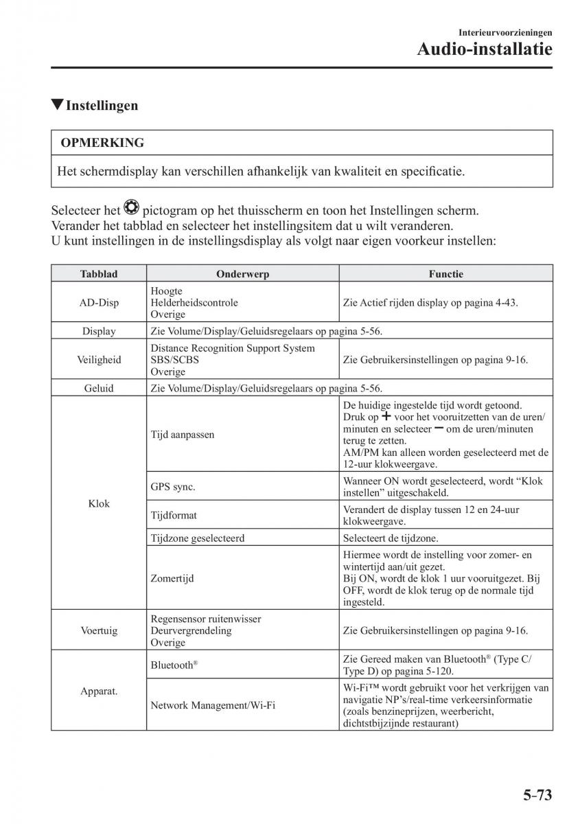 Mazda 3 III handleiding / page 439