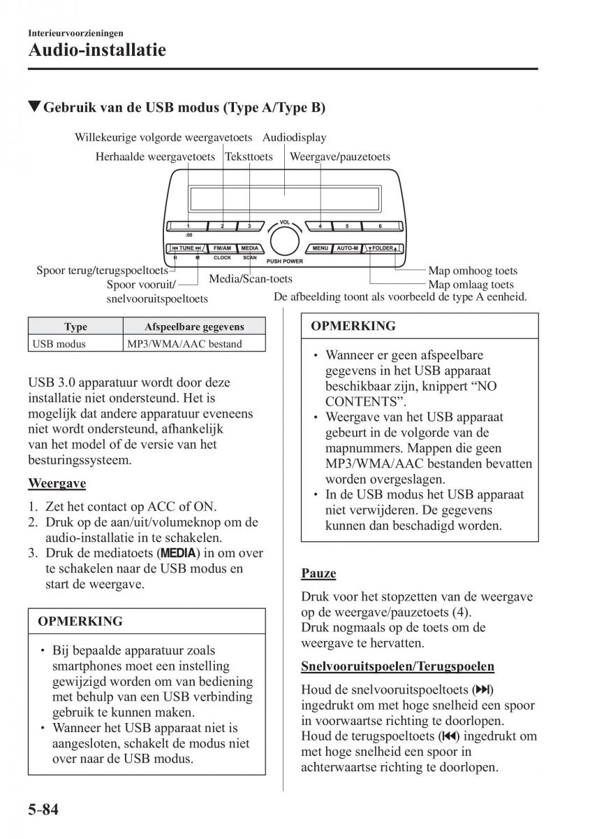 Mazda 3 III handleiding / page 450