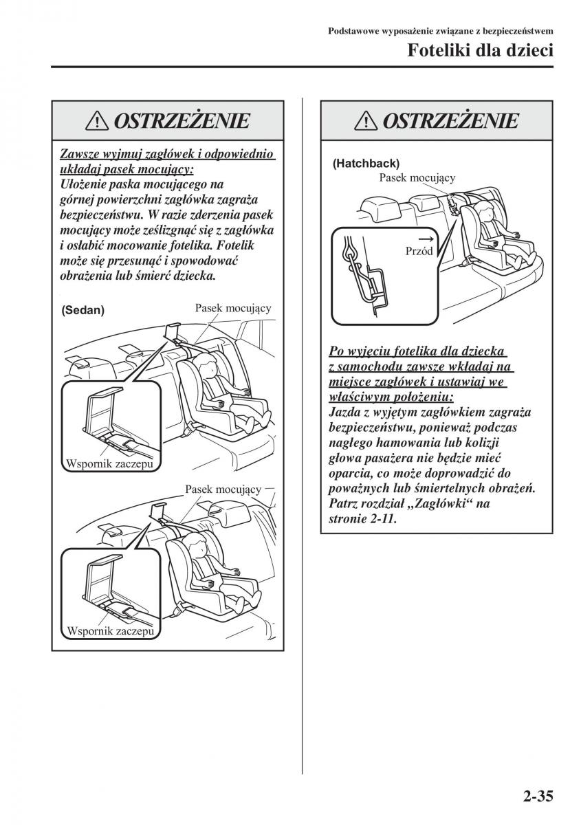 Mazda 3 III instrukcja obslugi / page 59