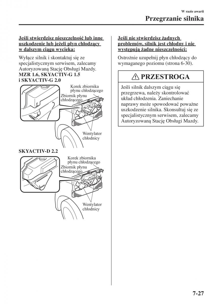 Mazda 3 III instrukcja obslugi / page 603