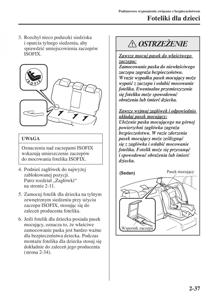 Mazda 3 III instrukcja obslugi / page 61