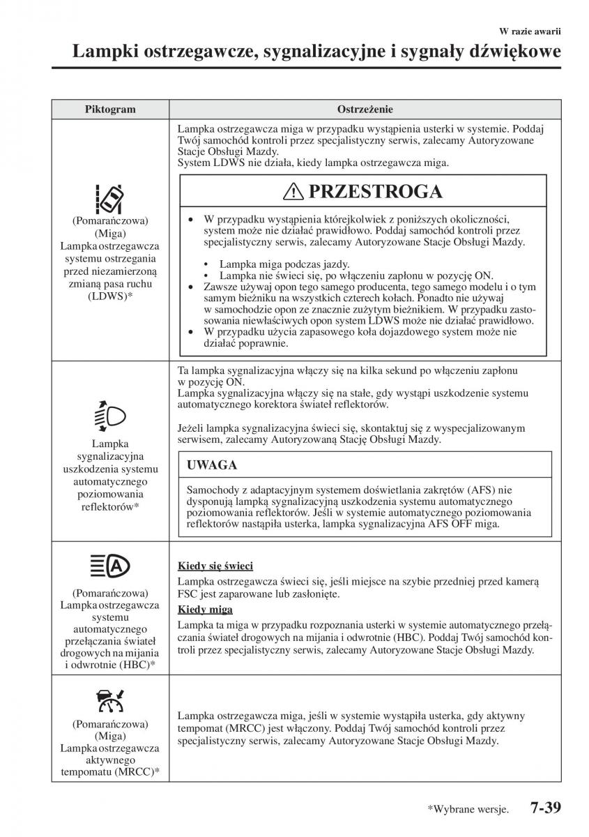 Mazda 3 III instrukcja obslugi / page 615