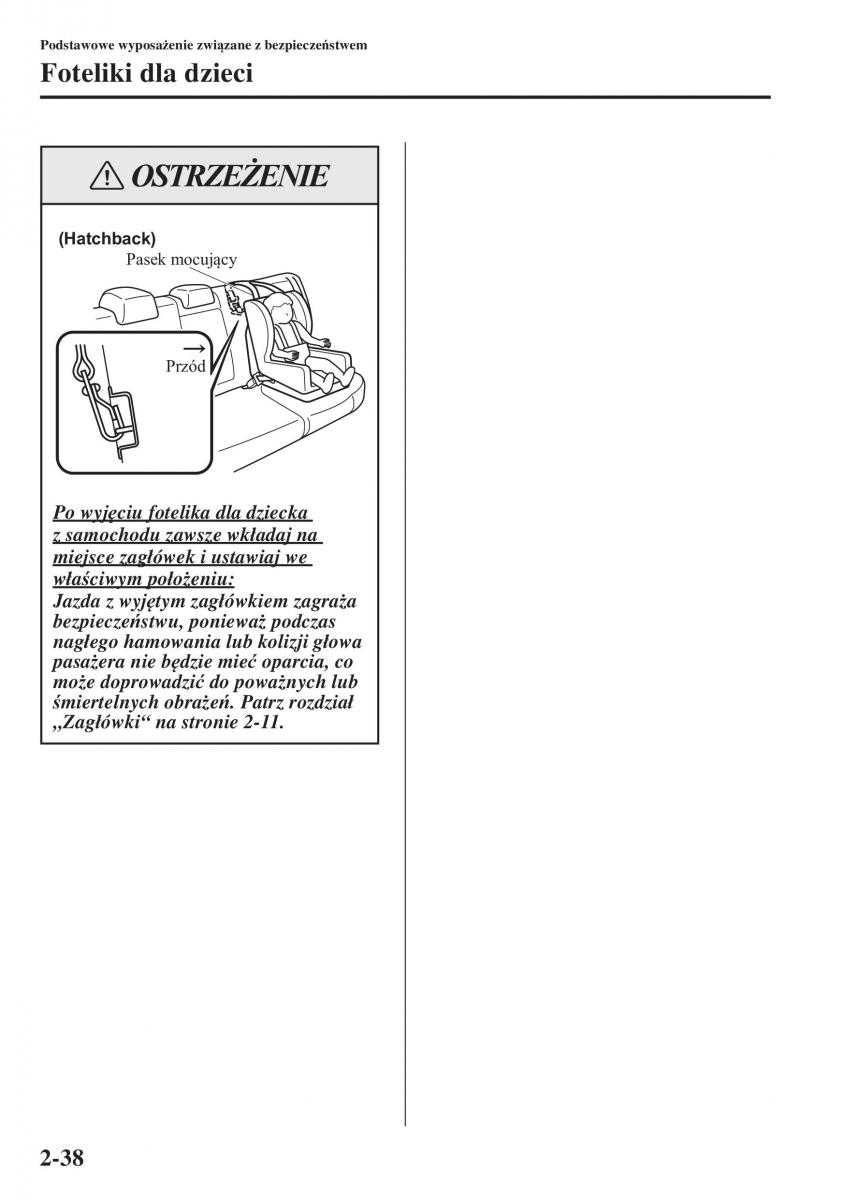 Mazda 3 III instrukcja obslugi / page 62