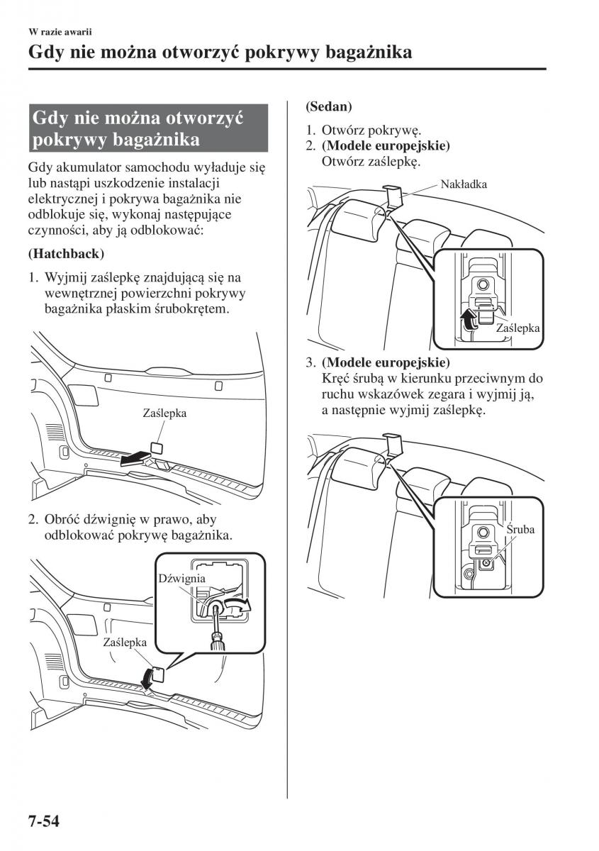 Mazda 3 III instrukcja obslugi / page 630