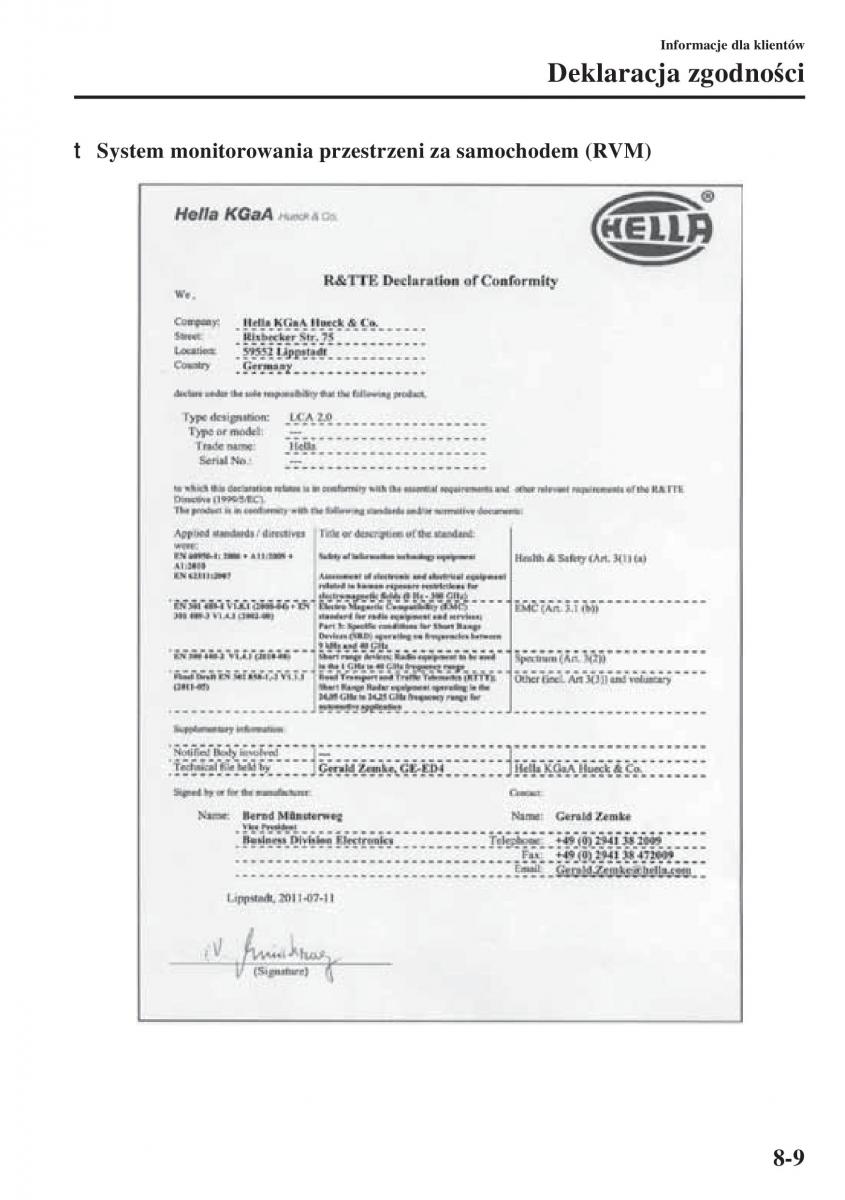 Mazda 3 III instrukcja obslugi / page 641