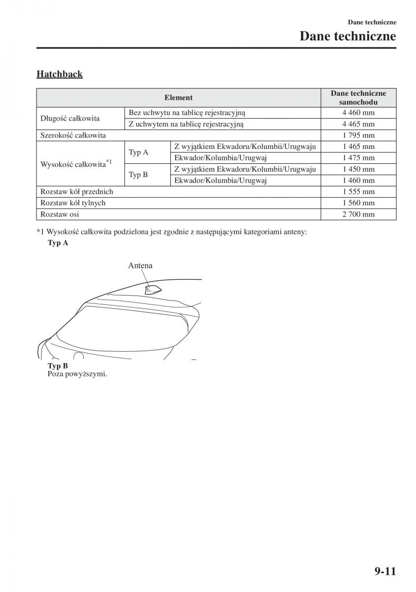 Mazda 3 III instrukcja obslugi / page 665