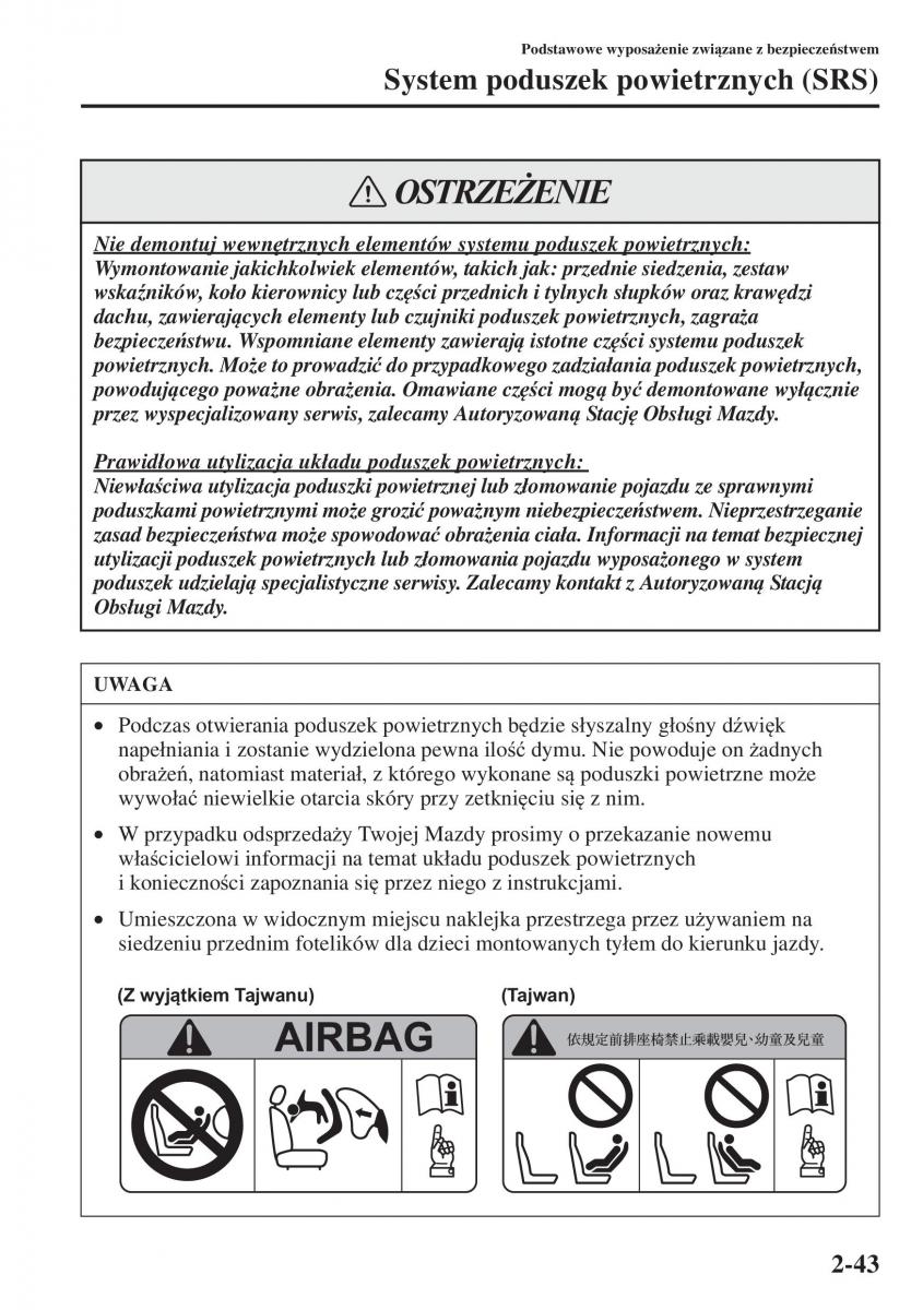 Mazda 3 III instrukcja obslugi / page 67