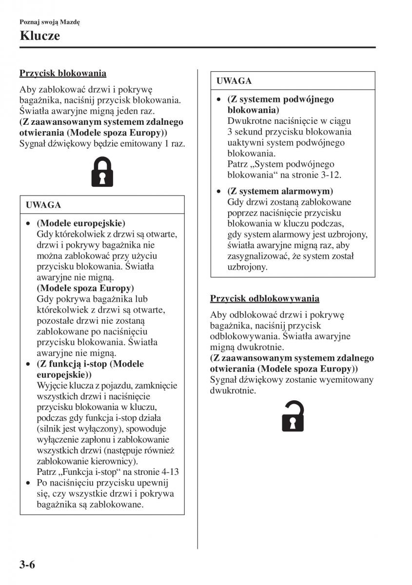 Mazda 3 III instrukcja obslugi / page 84