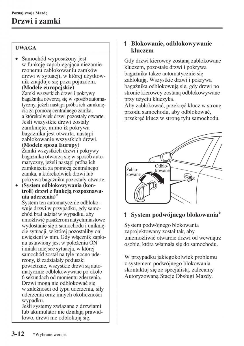 Mazda 3 III instrukcja obslugi / page 90