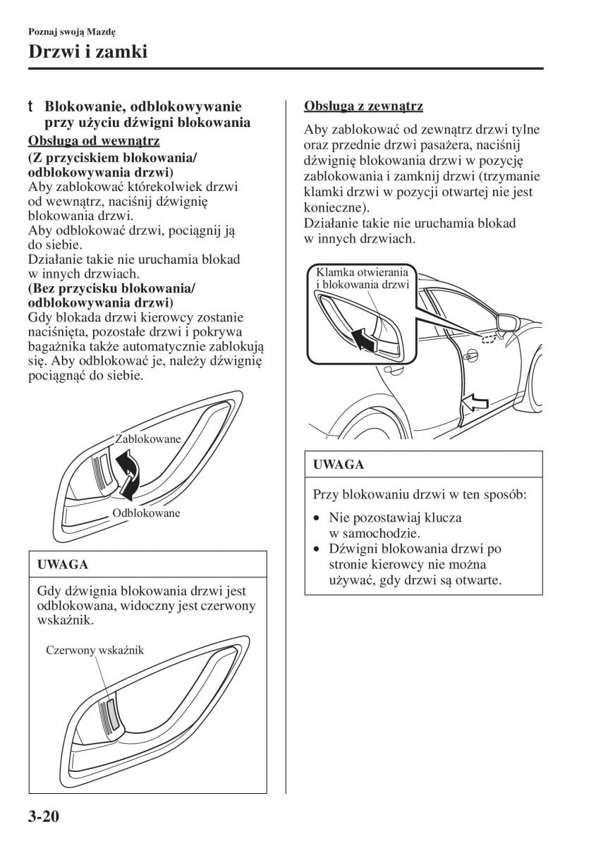 Mazda 3 III instrukcja obslugi / page 98