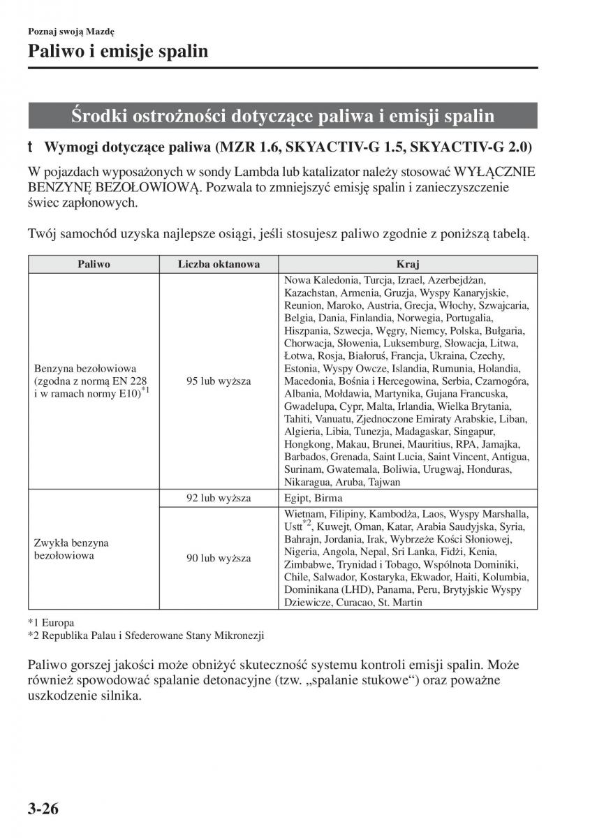 Mazda 3 III instrukcja obslugi / page 104