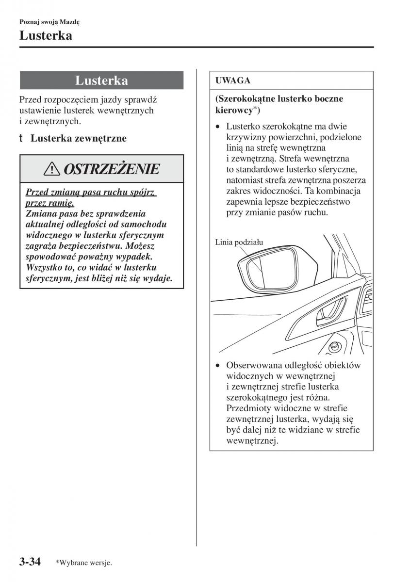 Mazda 3 III instrukcja obslugi / page 112