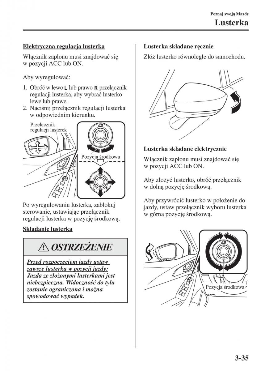 Mazda 3 III instrukcja obslugi / page 113