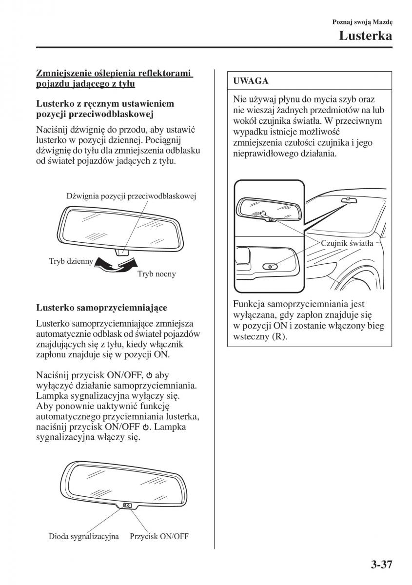 Mazda 3 III instrukcja obslugi / page 115