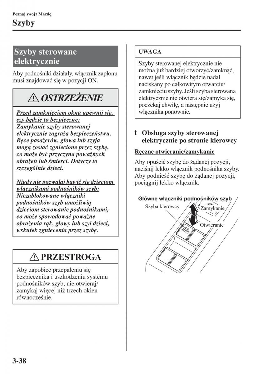 Mazda 3 III instrukcja obslugi / page 116