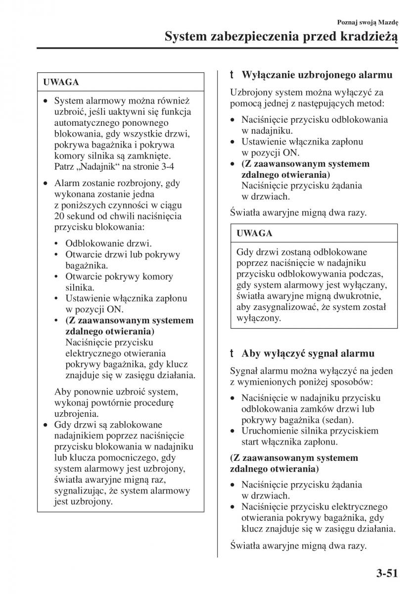 Mazda 3 III instrukcja obslugi / page 129