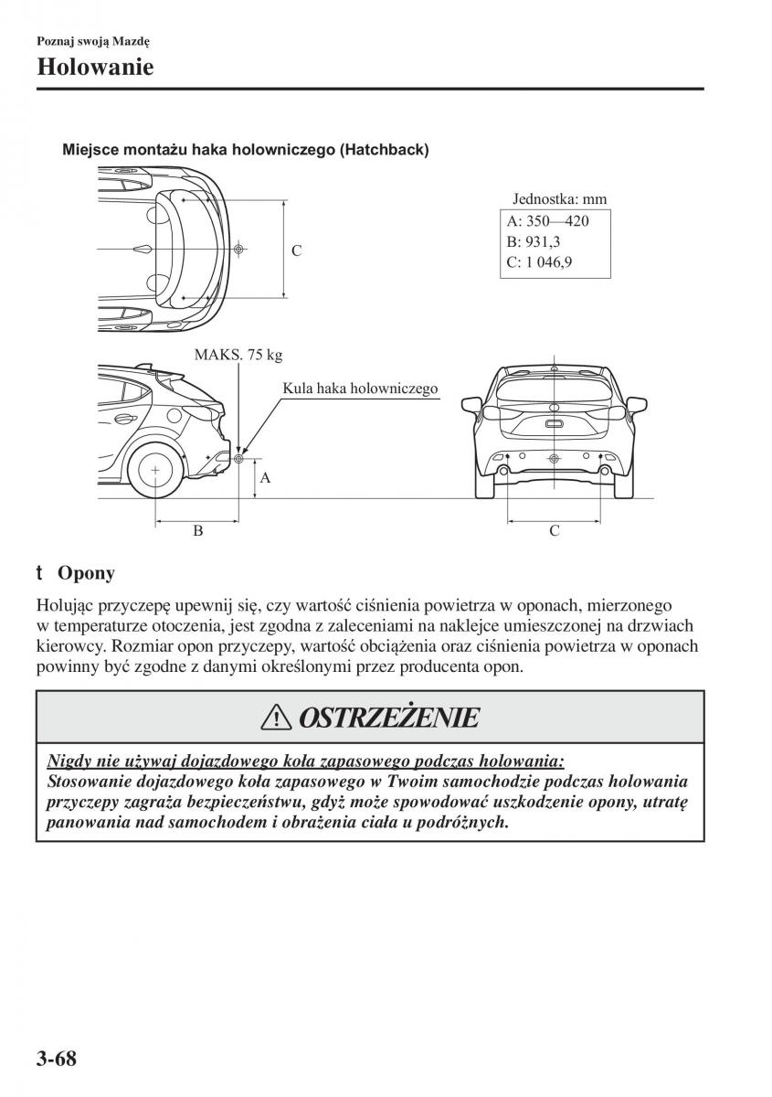 Mazda 3 III instrukcja obslugi / page 146