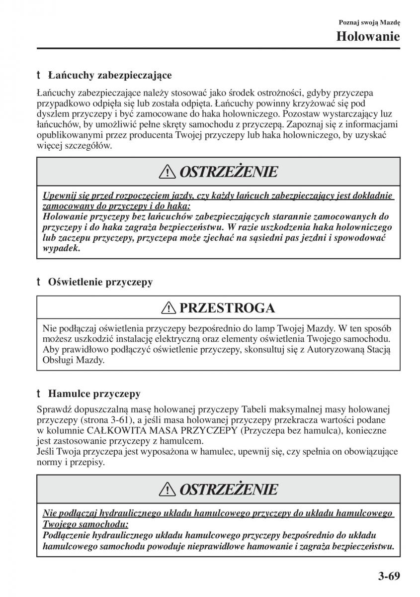 Mazda 3 III instrukcja obslugi / page 147