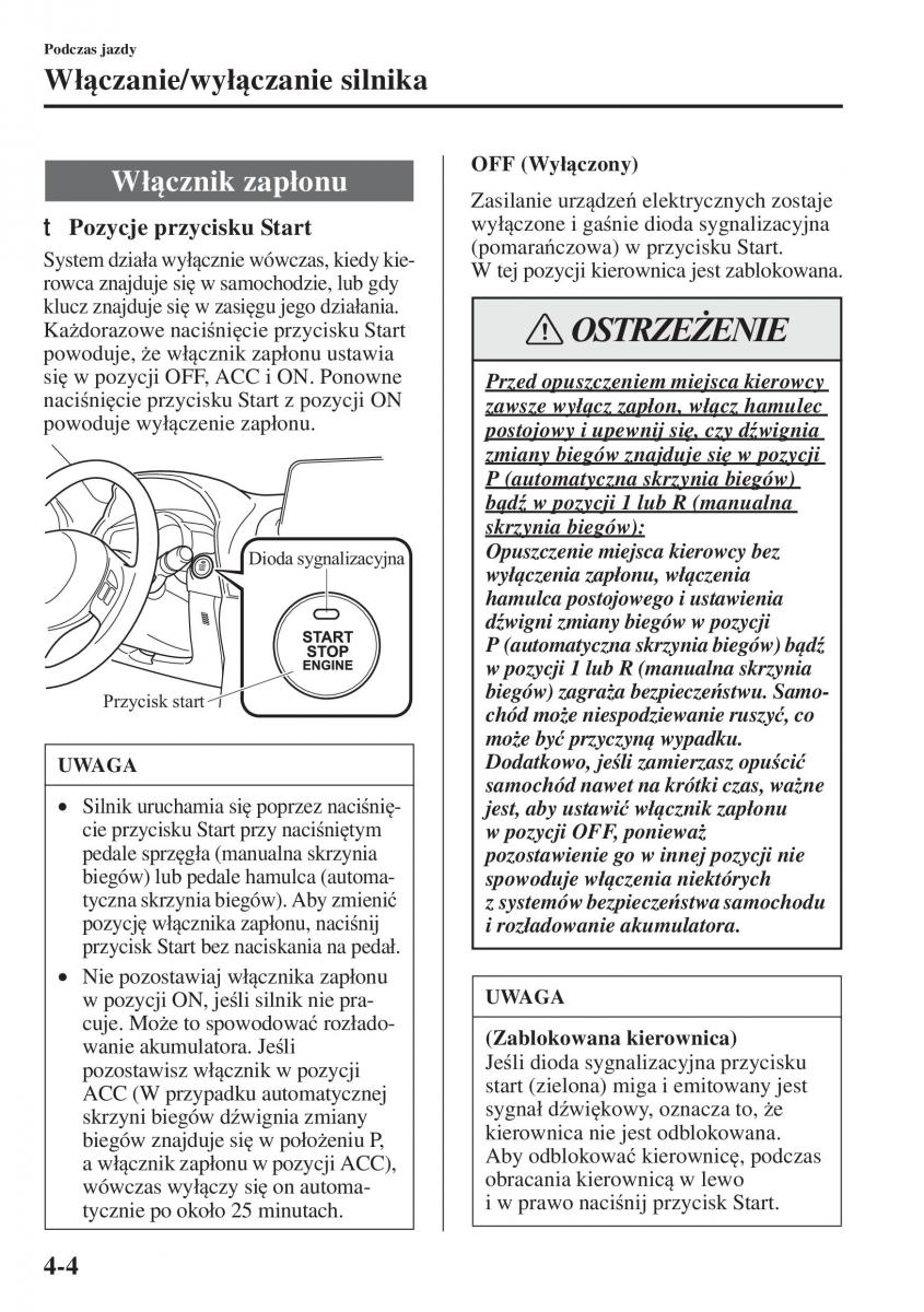 Mazda 3 III instrukcja obslugi / page 154