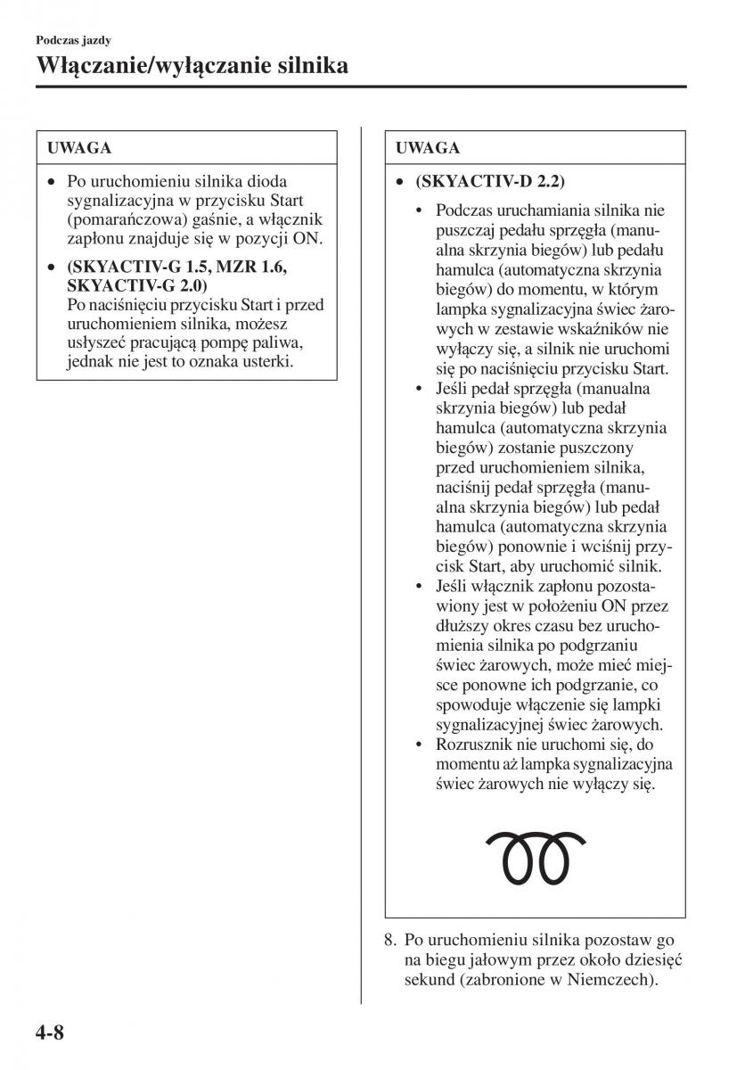 Mazda 3 III instrukcja obslugi / page 158