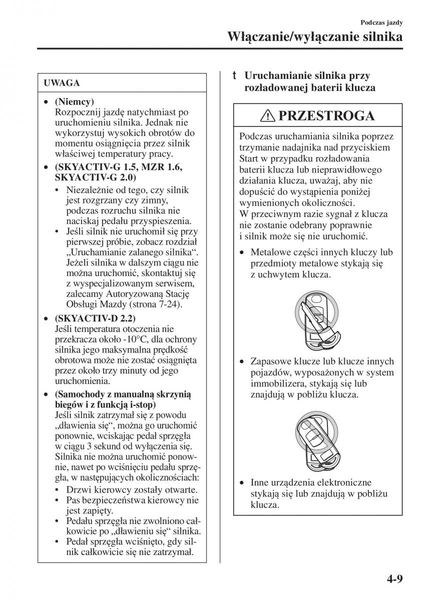 Mazda 3 III instrukcja obslugi / page 159