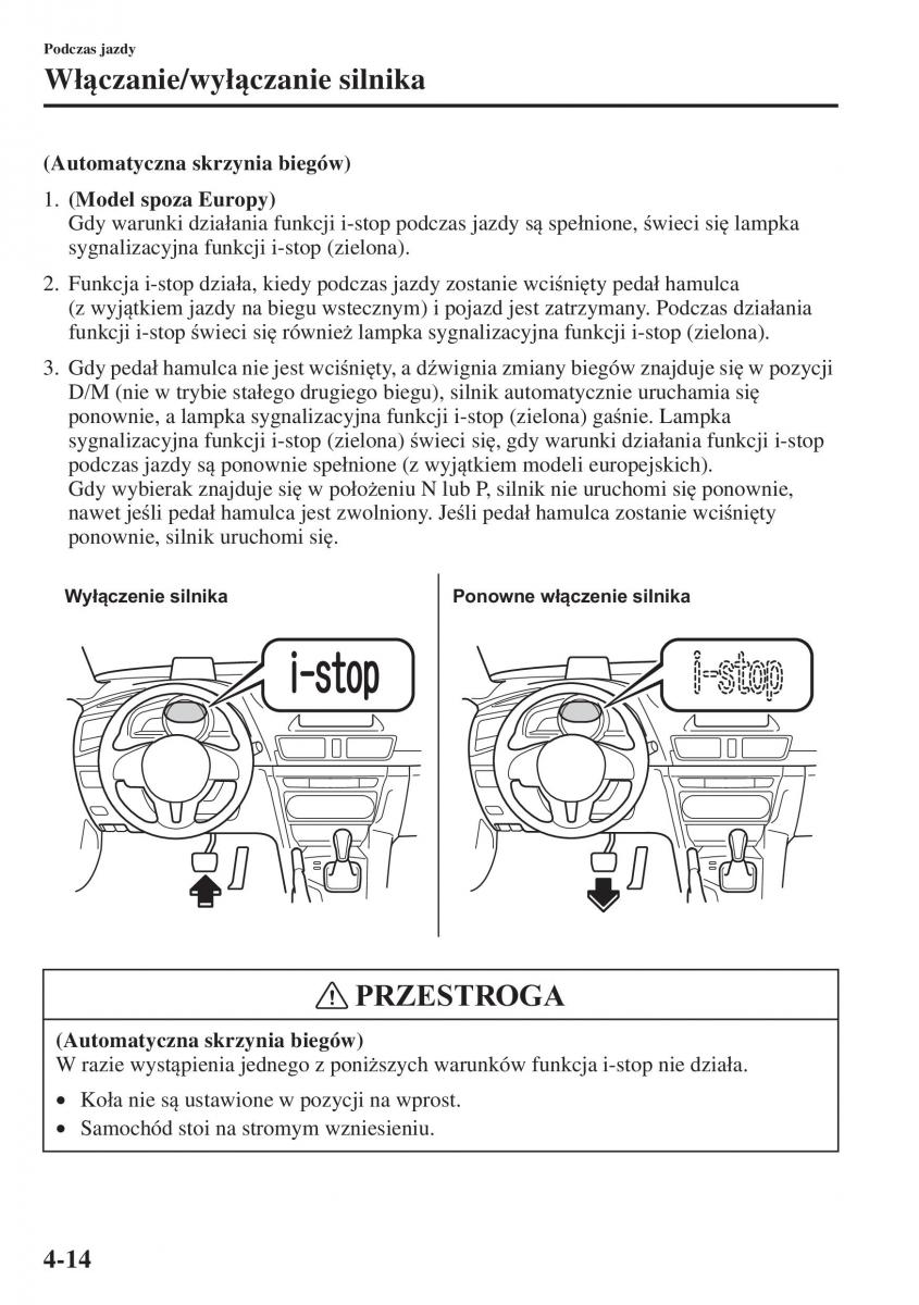 Mazda 3 III instrukcja obslugi / page 164