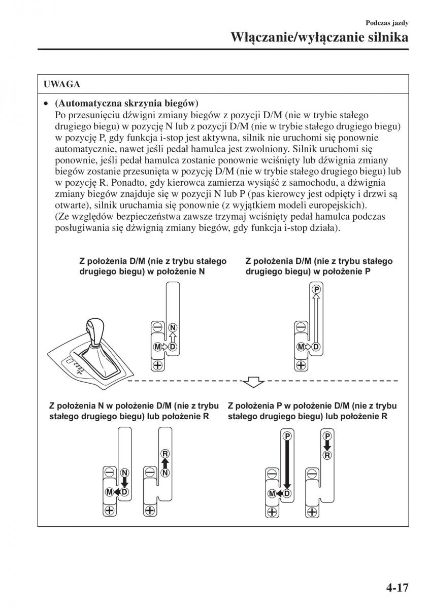 Mazda 3 III instrukcja obslugi / page 167