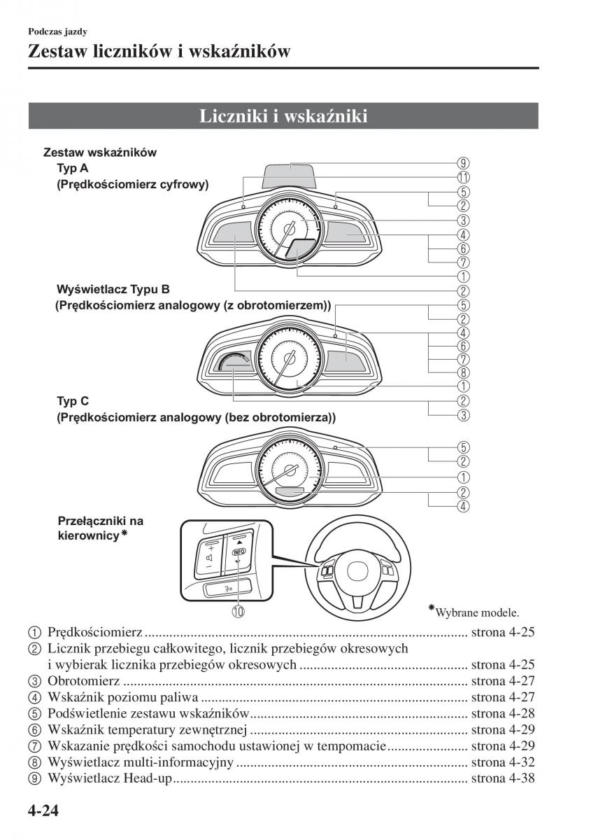 Mazda 3 III instrukcja obslugi / page 174