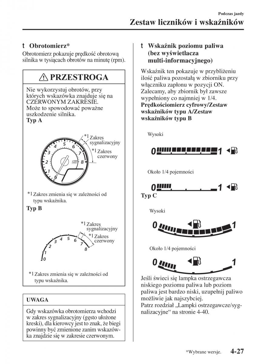 Mazda 3 III instrukcja obslugi / page 177