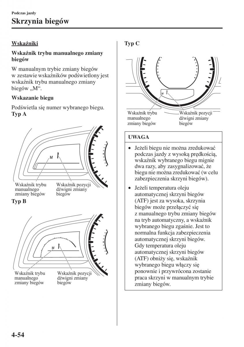 Mazda 3 III instrukcja obslugi / page 204