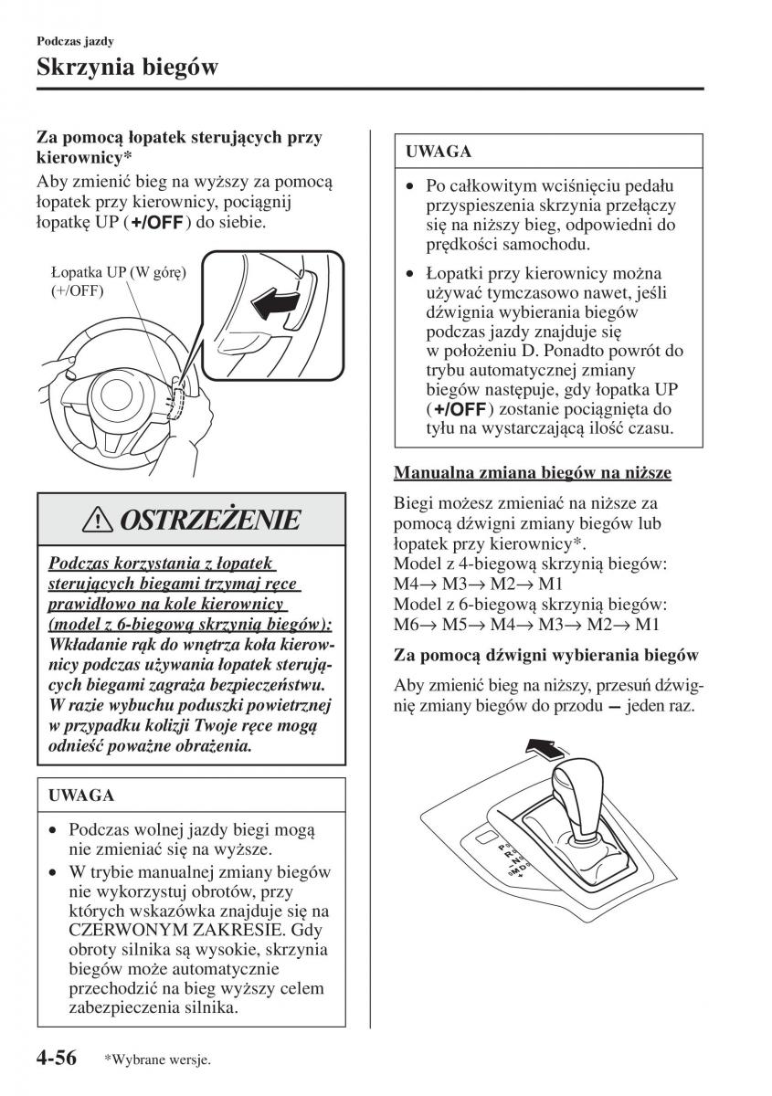 Mazda 3 III instrukcja obslugi / page 206