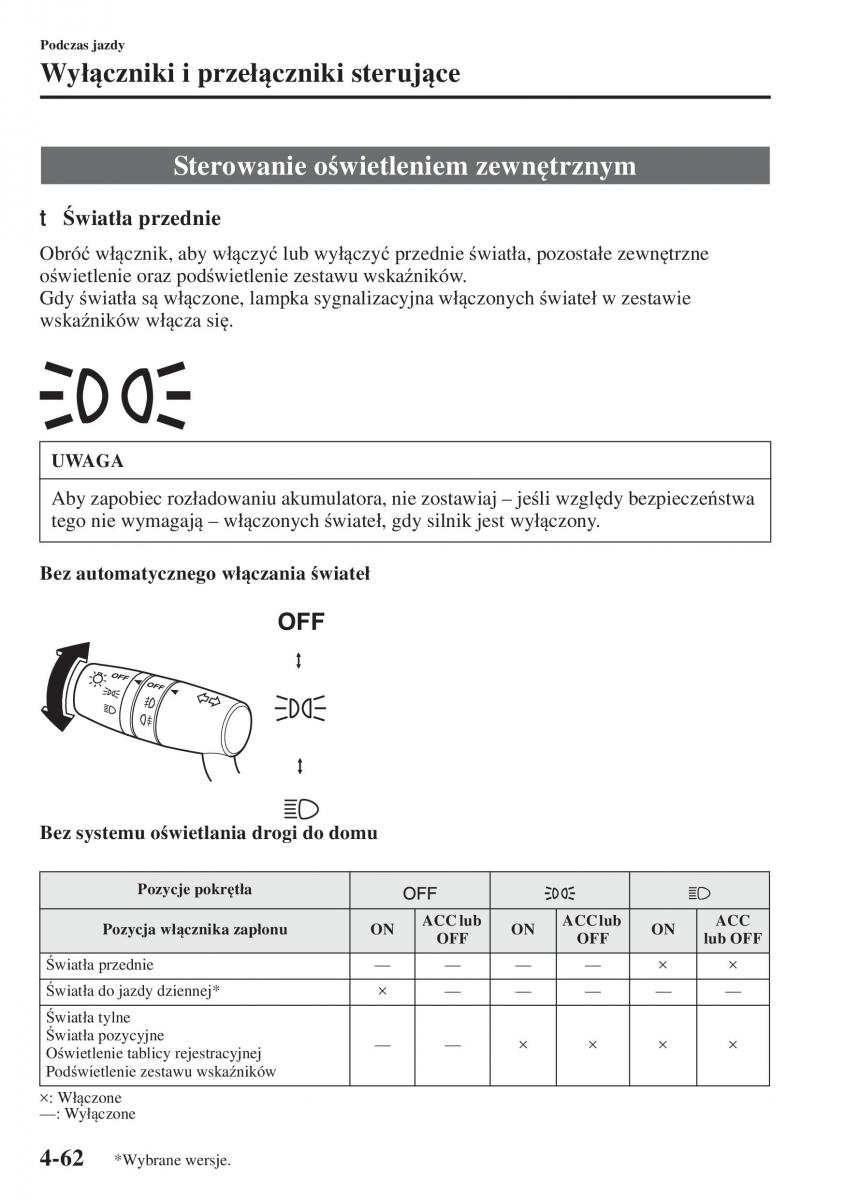 Mazda 3 III instrukcja obslugi / page 212