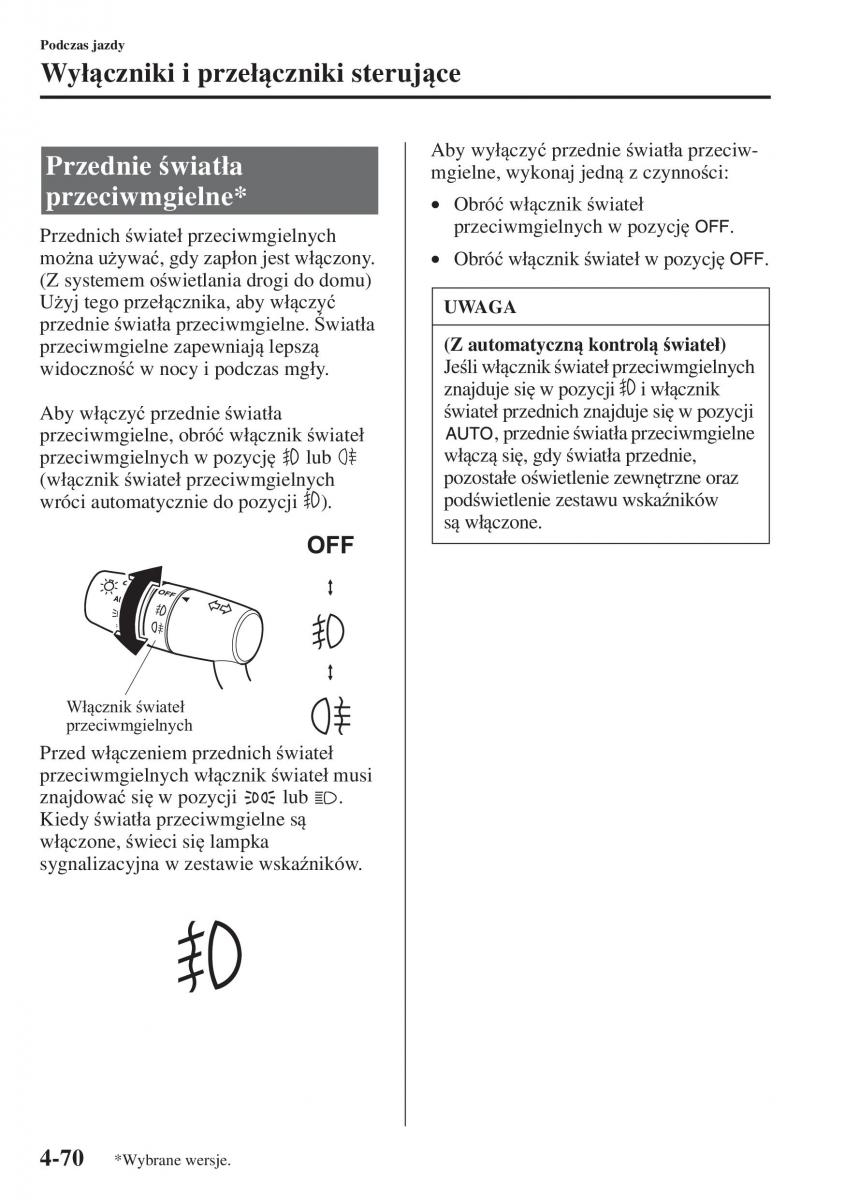 Mazda 3 III instrukcja obslugi / page 220