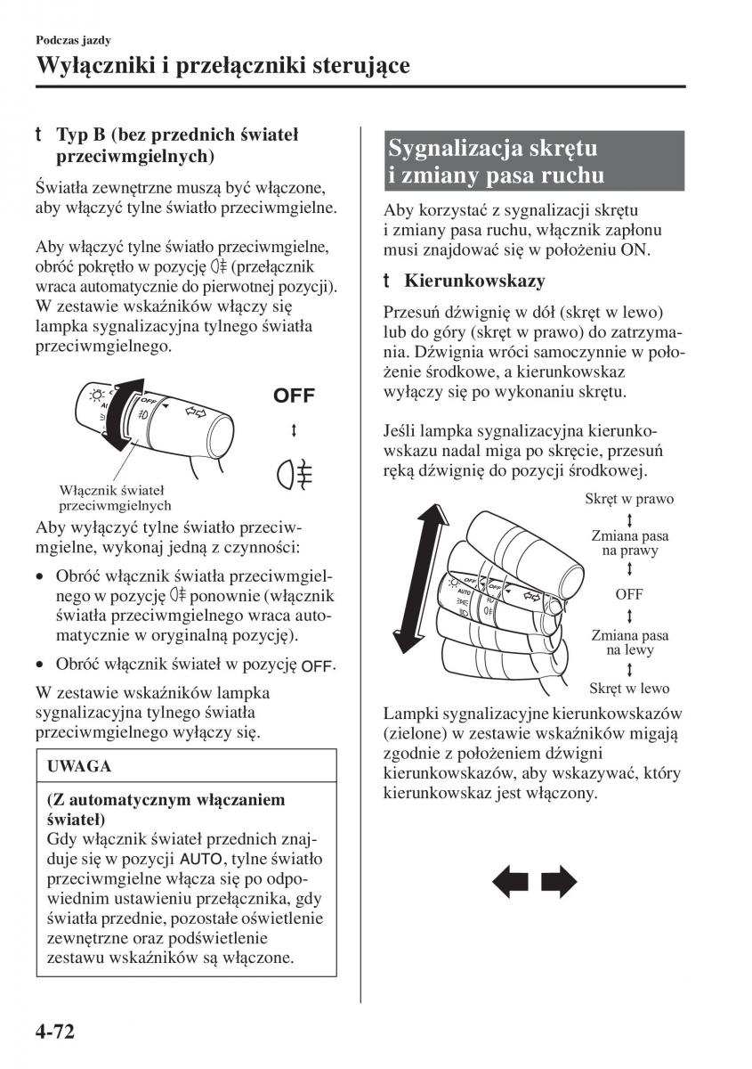 Mazda 3 III instrukcja obslugi / page 222