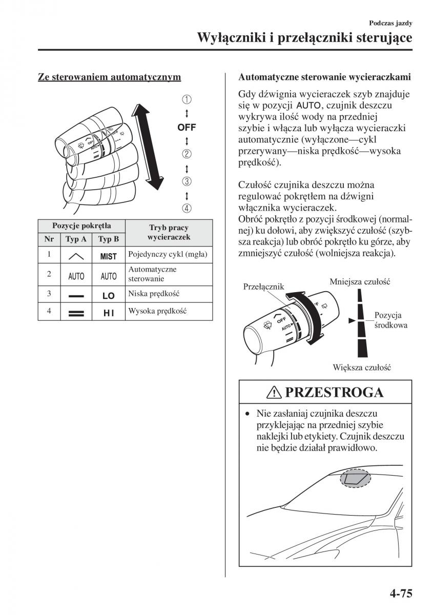 Mazda 3 III instrukcja obslugi / page 225