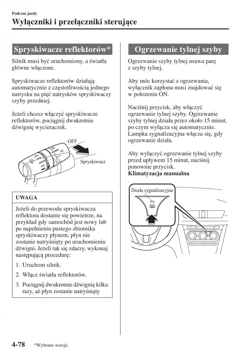 Mazda 3 III instrukcja obslugi / page 228