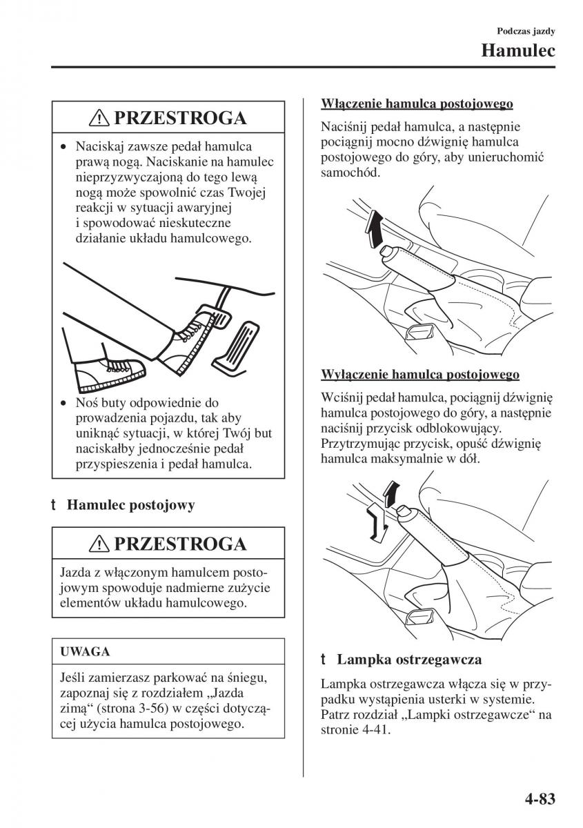 Mazda 3 III instrukcja obslugi / page 233