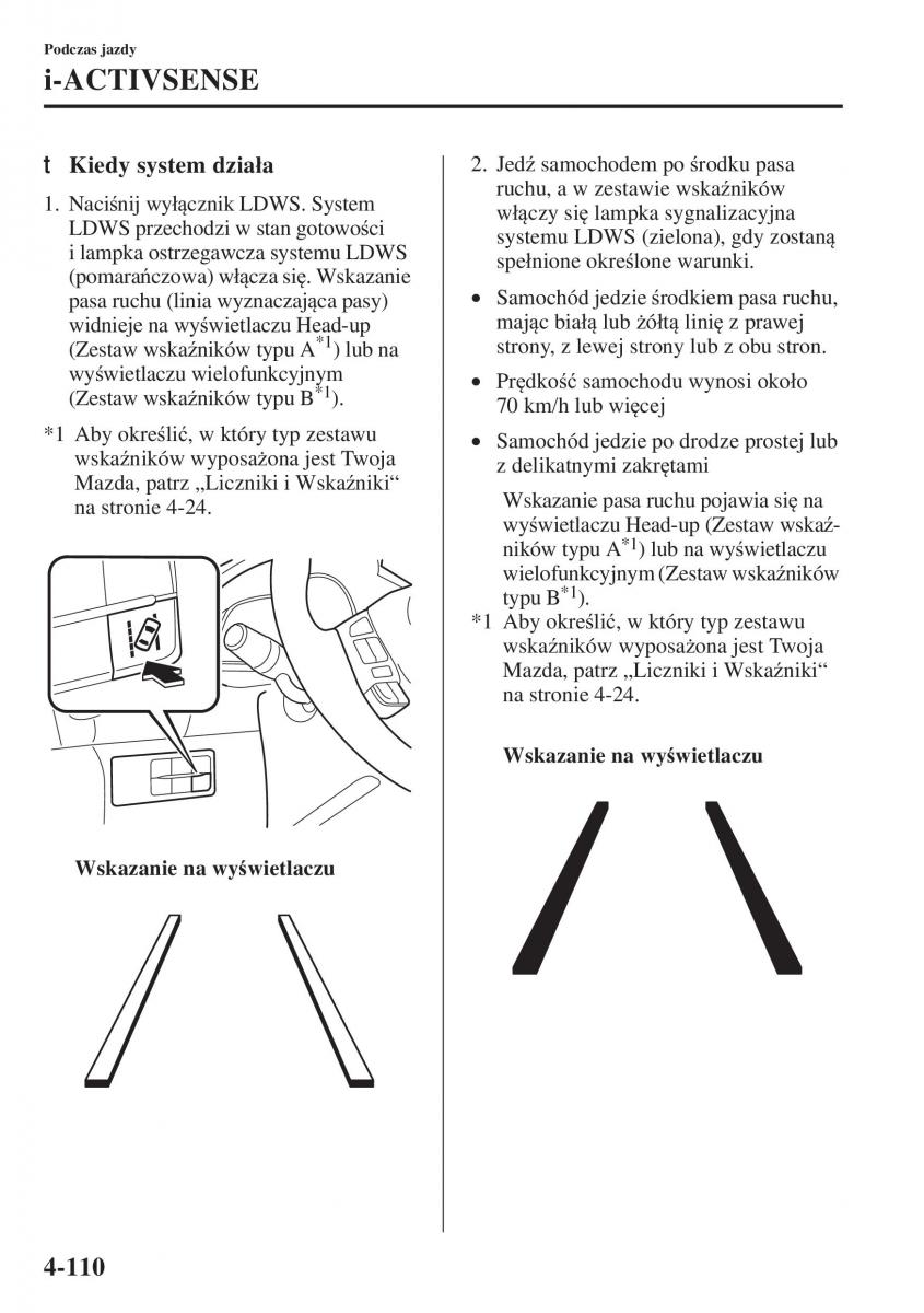 Mazda 3 III instrukcja obslugi / page 260