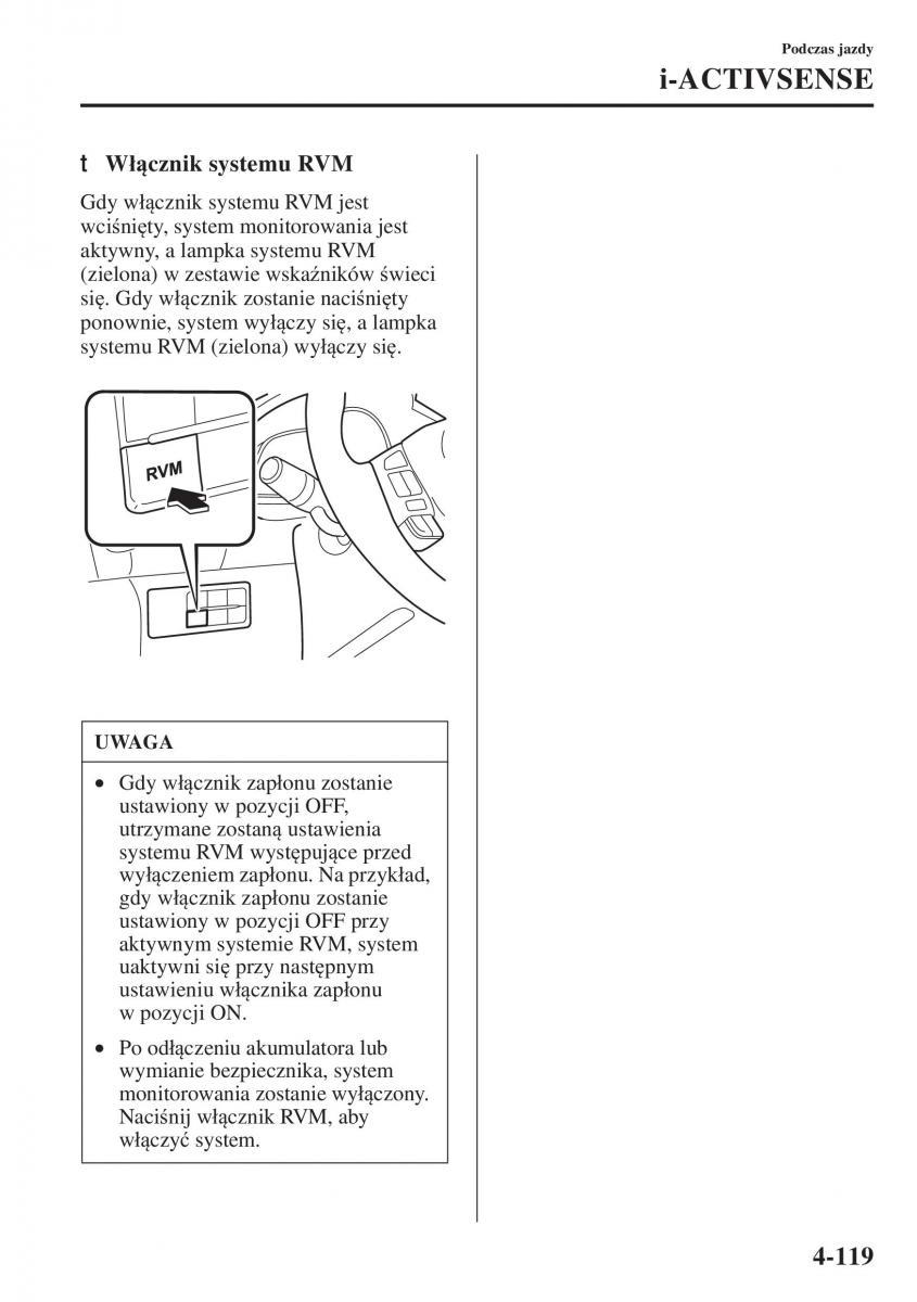 Mazda 3 III instrukcja obslugi / page 269