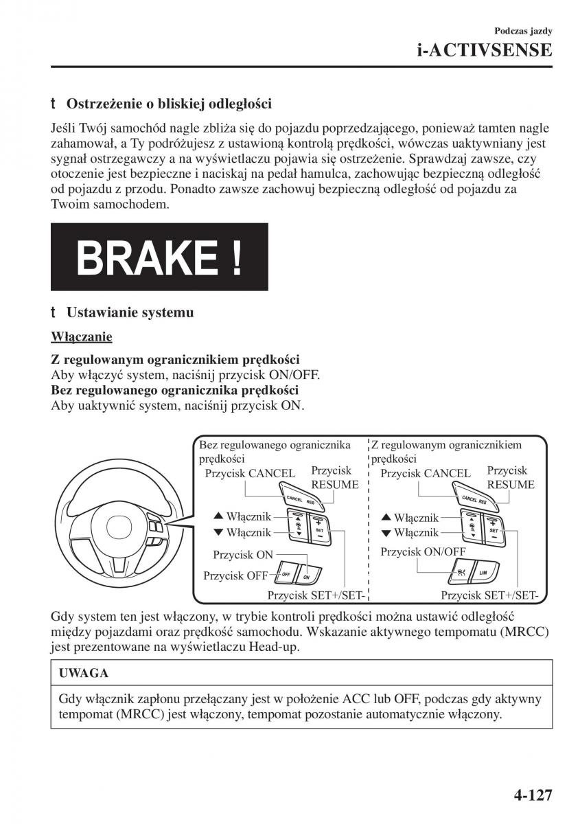 Mazda 3 III instrukcja obslugi / page 277