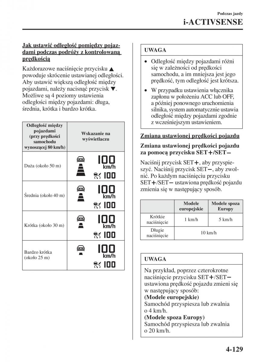 Mazda 3 III instrukcja obslugi / page 279