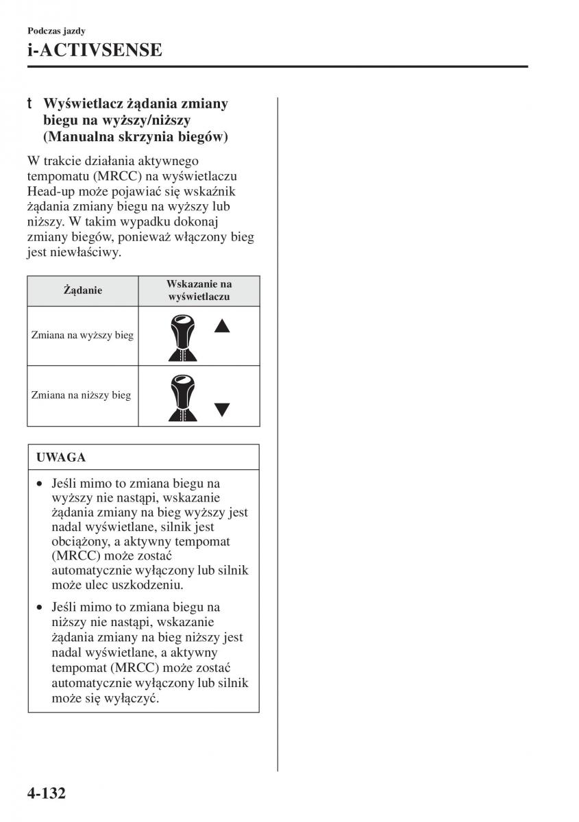 Mazda 3 III instrukcja obslugi / page 282